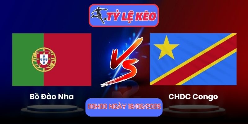 Bồ Đào Nha vs CHDC Congo